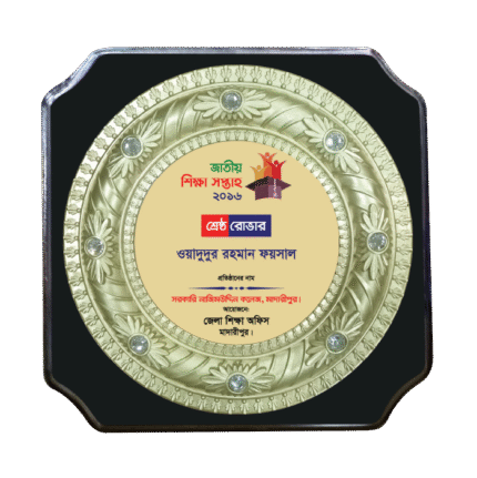 woodenworld plastic round crest