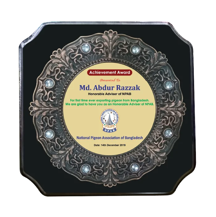 woodenworld plastic round crest