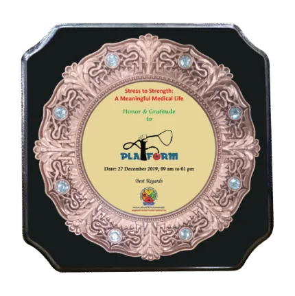 woodenworld plastic round crest
