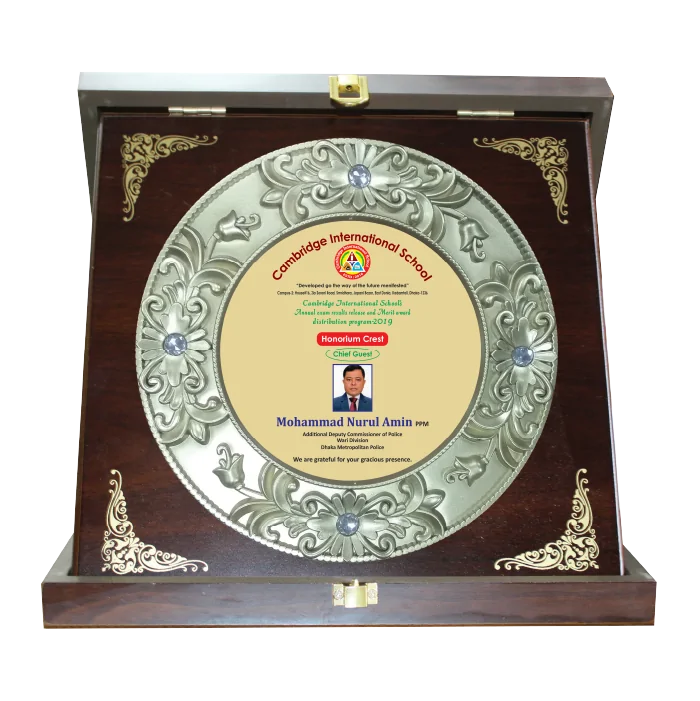woodenworld plastic round crest