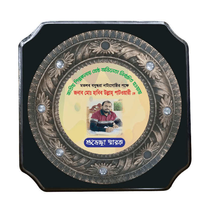 woodenworld plastic round crest