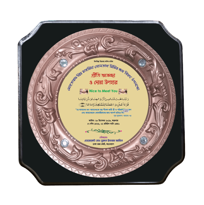 woodenworld plastic round crest
